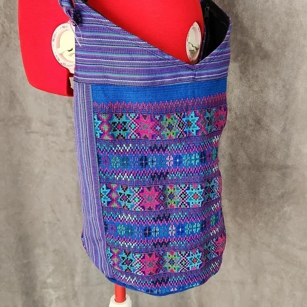 BOHO Stitched side satchel bag